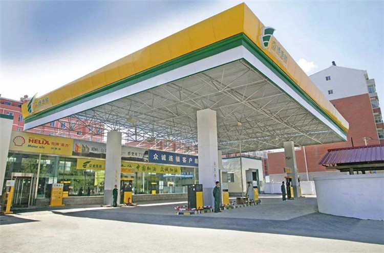 门头沟加气站钢结构网架案例7